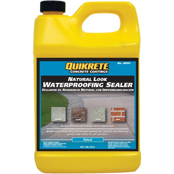 Quikrete Concrete Coatings Natural Waterproof Sealer 1 gal 880005 Zoro